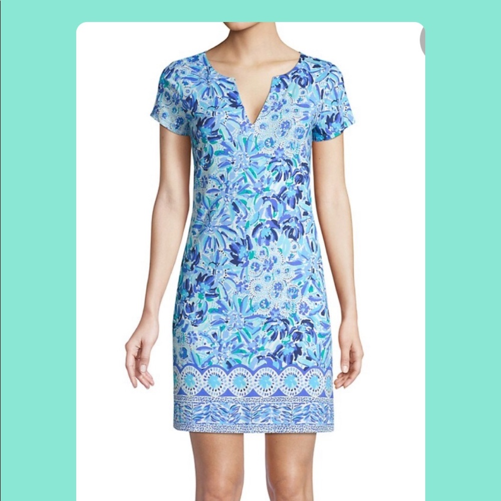 Lilly Pulitzer UPF50 Sophiletta Dress in Iris Blue Size small